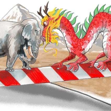 It won’t be easy for China and ­India to draw some common lessons. Beijing and Delhi disagree even on the length of the border. Illustration: Craig Stephens
