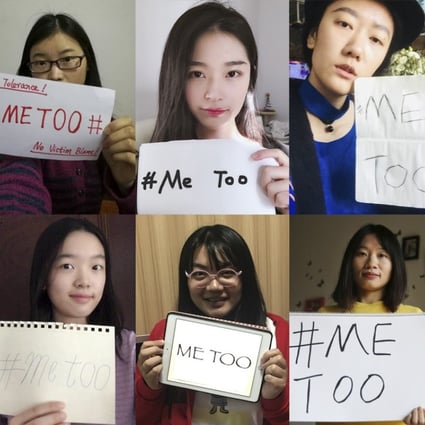 Chinese women, inspired by the #MeToo campaign that originated in the United States, come forward with their own stories. Photo: Handout