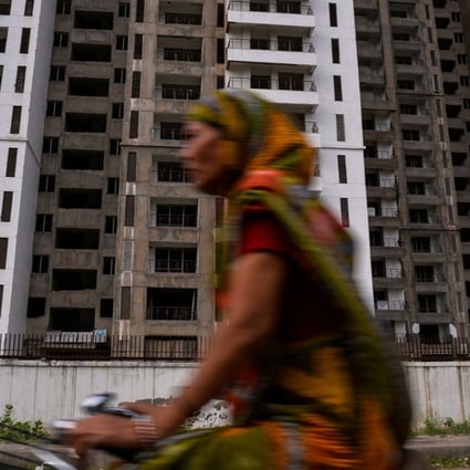 Under construction apartments in Greater Noida, southeast of the capital, New Delhi. India will continue to be the top developing market for investors in 2018, according to JLL. Photo: AFP