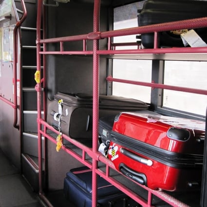 Thieves are thought to target passengers who leave their luggage on the lower deck and then go and sit upstairs. Photo: Handout