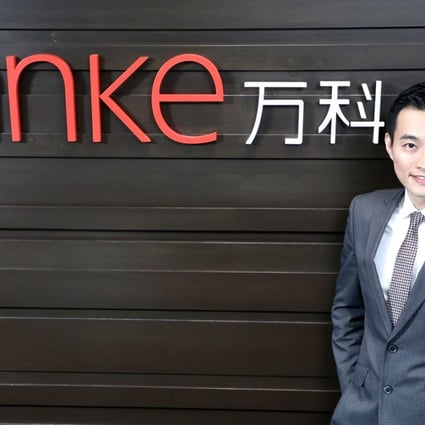 Quincy Chow, vice-president for sales and Marketing at Vanke Property (Hong Kong), says property management services is going hi-tech. Photo: Edward Wong