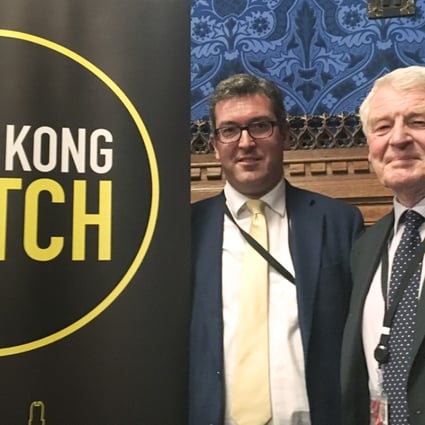 British peer Paddy Ashdown (right, with human rights activist Benedict Rogers) says those eligible for BNO passports should make sure they claim them. Photo: Stuart Lau