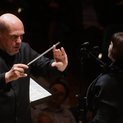 Music director Jaap van Zweden conducts the Hong Kong Philharmonic Orchestra in a concert performance of Götterdämmerung, the concluding part of Wagner’s Ring cycle, at the Hong Kong Cultural Centre Concert Hall. Photo: Ramond Ho