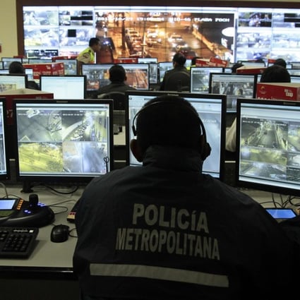 A network of cameras has been installed across Ecuador using a system known as the ECU911 Integrated Security Service. Photo: AFP