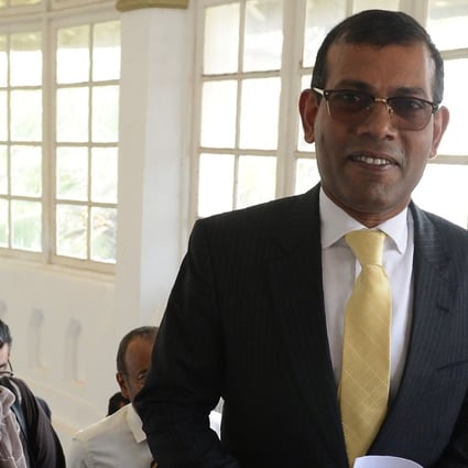 Former president of the Maldives Mohamed Nasheed accused China of a systematic land grab in his politically-troubled Indian Ocean archipelago and undermining its sovereignty. Photo: AFP