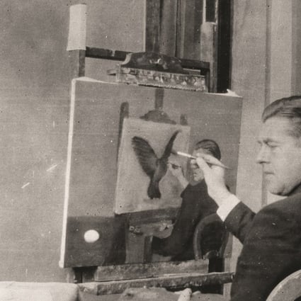 La Clairvoyance (1936) shows René Magritte at work. Photo: courtesy Charly Herscovici