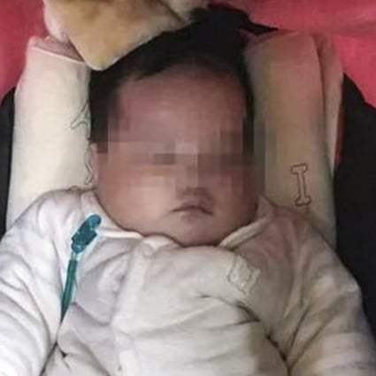 The abandoned child is about six months old and has epilepsy. Photo: News.163.com