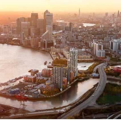 UK agents say luxury units lining the River Thames have failed to sell. Photo: SCMP handout