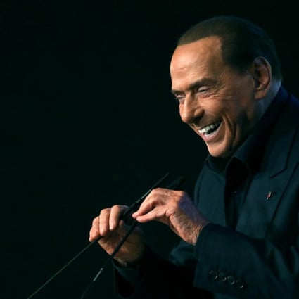 Leader of Forza Italia (Go Italy) party and Italian former Premier Silvio Berlusconi delivers a speech in Milan on January 20. Photo: AP