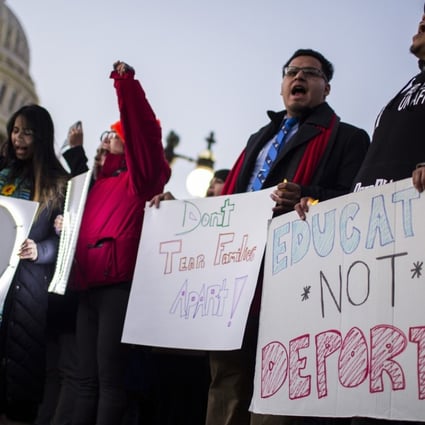Donald Trump is using ‘dreamers’ as leverage in the US debate over immigration. Photo: Bloomberg