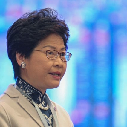 Hong Kong Chief Executive Carrie Lam says foreign politicians have apparently used the Nobel Prize as a tool for political intervention. Photo: Simon Song