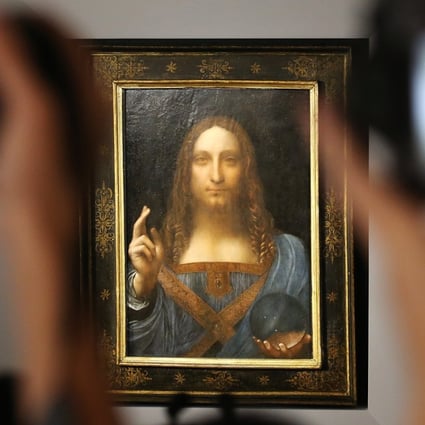 Salvator Mundi by Leonardo da Vinci, displayed at Christie’s in Central in October. More than one Asian buyer bid for the painting. Photo: Felix Wong