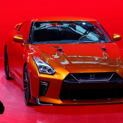 A Nissan GT-R is shown at the China International Automobile Exhibition in Guangzhou, November 2016. Photo: Reuters