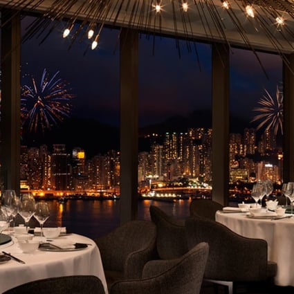 Hong Kong’s Lunar New Year fireworks seen from Above and Beyond, at Hotel ICON