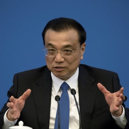 A file picture of Premier Li Keqiang taken at the Great Hall of the People in Beijing last month. Photo: Reuters