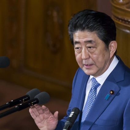 Shinzo Abe, Japan’s prime minister. Photo: Bloomberg