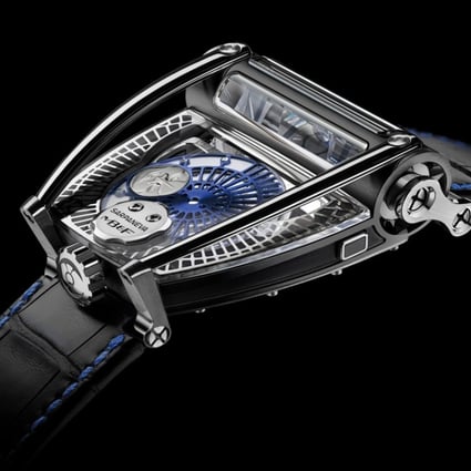 MB&F’s MoonMachine2 features the world’s first projected moonphase display.