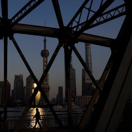 The new development could rival Shanghai’s existing financial district of Pudong, pictured. Photo: Reuters