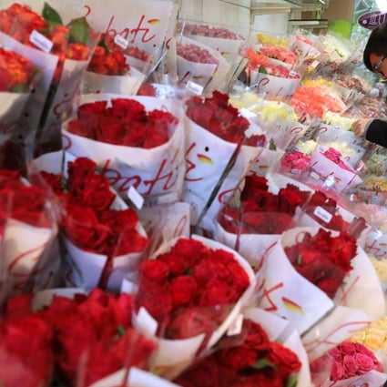 The flower market in Prince Edward in Kowloon on Tuesday. Photo: Sam Tsang
