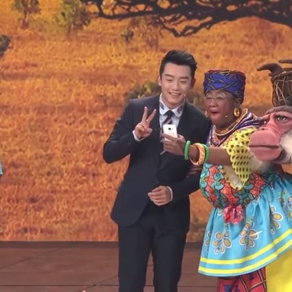 A skit celebrating China's relationship with Africa from the latest Chinese Spring Festival Gala show has come under fire for its insensitive depiction of an African woman. Image: CCTV Image: CCTV via YouTube