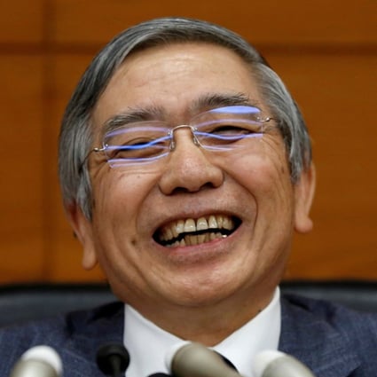 A perennial optimist in the long-running war against deflation, Haruhiko Kuroda once famously invoked the spirit of Peter Pan, the boy who never grew up. Photo: Reuters