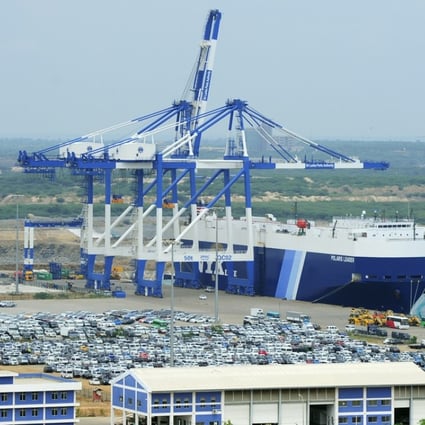 The port facility at Hambantota, Sri Lanka, generated so little revenue the Sri Lankan government was forced to conclude a debt-for-equity swap with China to get the liability off its books. Photo: AFP