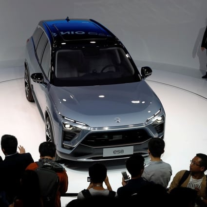 Chinese electric vehicle start-up NIO, which launched its first production car the ES8 in December last year, aims to raise US$2 billion from its planned initial public offering in the United States. Photo: Reuters