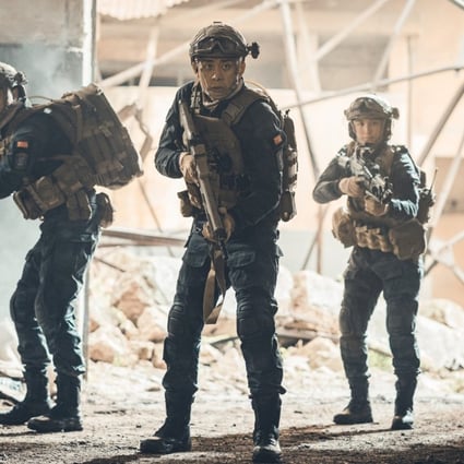 Zhang Yi (centre) plays the captain of an elite assault team in the Chinese navy in Operation Red Sea (category III; Mandarin), directed by Dante Lam.