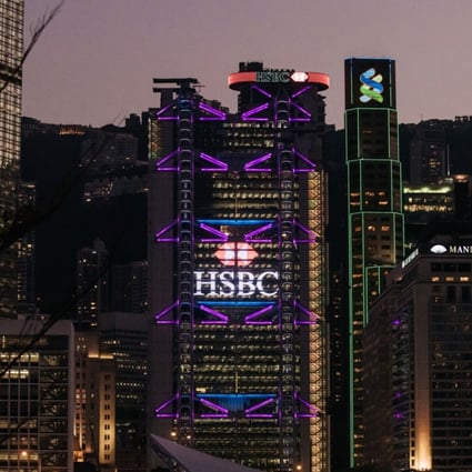 The HSBC and Standard Chartered buildings in Hong Kong, the largest market by revenue for both banks. Photo: Bloomberg