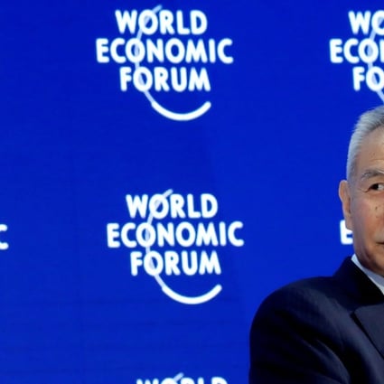 President Xi Jinping’s top economic adviser, Liu He, at the World Economic Forum in Davos, Switzerland, in January. Photo: Reuters