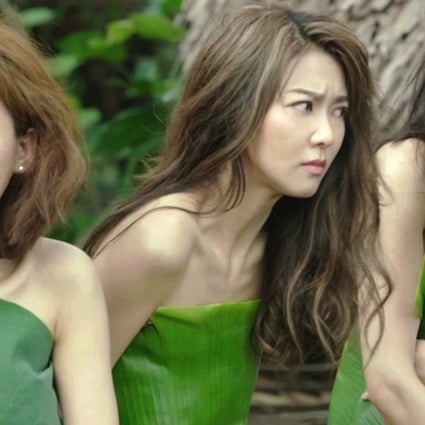 From left: Ivy Chen, Fiona Sit and Ning Chang wake up naked on a beach in Girls vs Gangsters (category IIA; Mandarin, English, Vietnamese), directed by Barbara Wong. Mike Tyson co-stars .