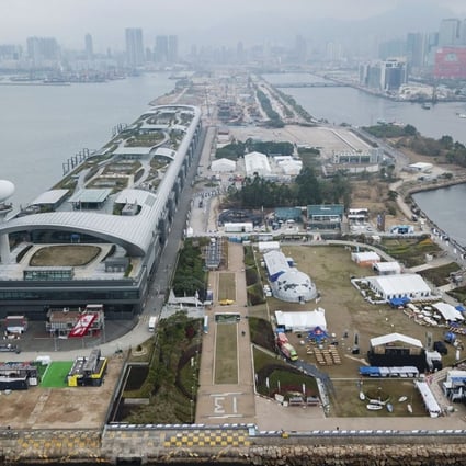 The Kai Tak Cruise Terminal in Kowloon City sit largely underused, still waiting to reach economic potential. Alex Lo suggests rather than waiting for future benefit, use the land to deal with the housing crisis now. Photo: Roy Issa