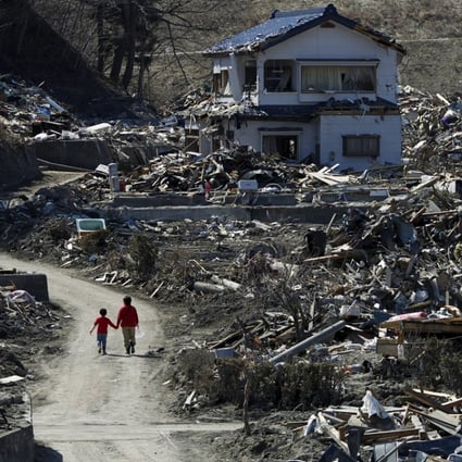 Miyako, Iwate prefecture, pictured one month after the earthquake and tsunami in 2011. Photo: Reuters