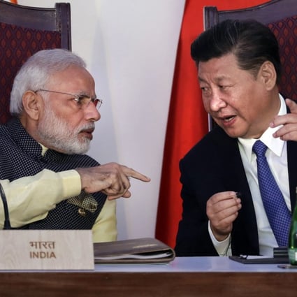 Indian Prime Minister Narendra Modi and Chinese President Xi Jinping. Photo: AP
