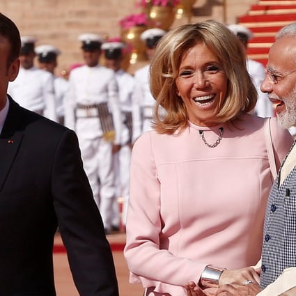 French President Macron Seeks To Ramp Up Security Ties With India As He Meets Pm Modi South China Morning Post