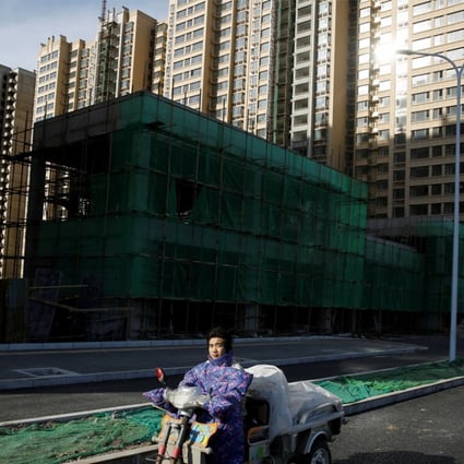 Residential blocks under construction on the outskirts of Beijing. President Xi Jinping has pursued a policy of clamping down on property speculation. Photo: Reuters