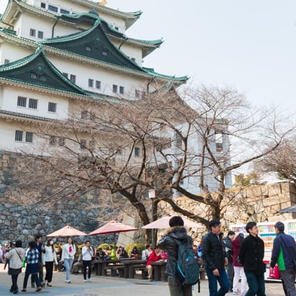 Tourists visiting the Nagoya Castle. Japan’s tourism boom has created a shortage of accommodation facilities. Photo: Shutterstock