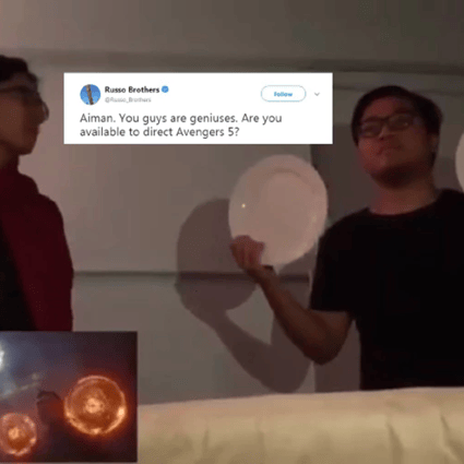 In a bid for some fun and laughter, twitter user Aiman Sany@awesomerawks and his friends recently made and tweeted a low-budget, frame-for-frame parody video of Marvel's highly anticipated Avengers: Infinity War. Photo: Twitter