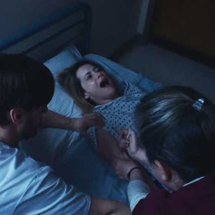 British actress Claire Foy (centre) in Steven Soderbergh’s Unsane, which was filmed entirely on iPhones.