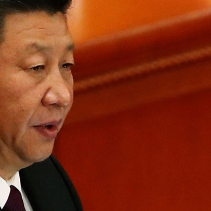 Chinese President Xi Jinping speaks at the closing session of the National People's Congress. Photo: Reuters