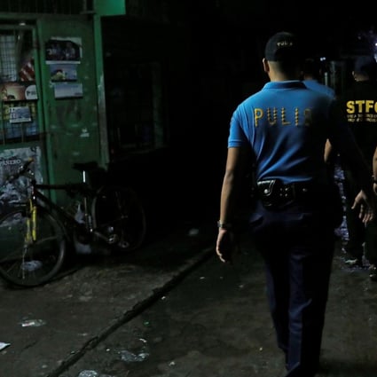 Philippine police on patrol. Photo: Reuters