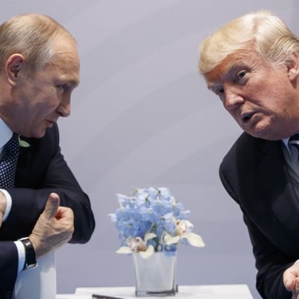 US President Donald Trump’s connection with Russia and Vladimir Putin has come under further scrutiny in the new book Russian Roulette. Photo: AP