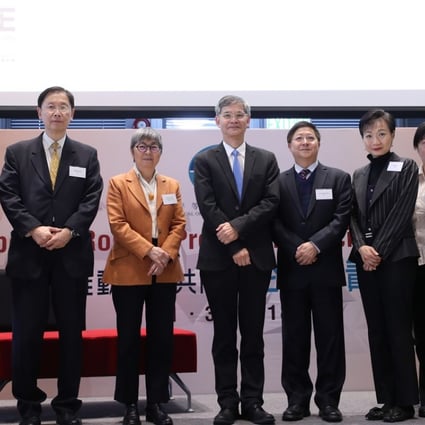 Participants at the seminar to mark International Day for the Elimination of Racial Discrimination with Secretary for Labour and Welfare Law Chi-kwong (fifth from left). Photo: Winson Wong