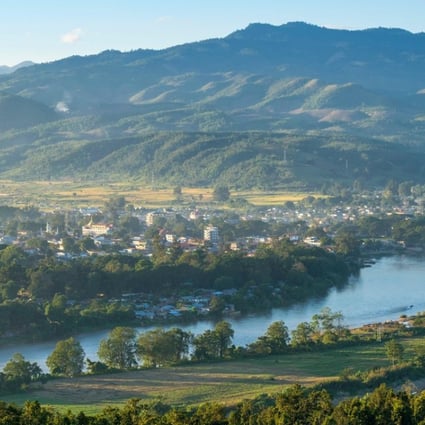 Hsipaw, in northern Myanmar, is surrounded by hills and sits on the Myitnge river, a tributary of the Irrawaddy. Photo: Alamy