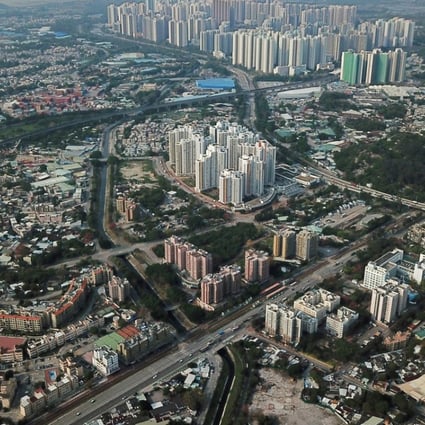 Aerial view from Hung Shui Kiu towards Ping Shan, where the Liber Research Community has identified the largest brownfield cluster in the New Territories. Photo: Roy Issa