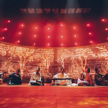 A stage performance to publicise CCTV’s nine-part series The Nation’s Greatest Treasures, which focuses on artefacts from China’s major museums.