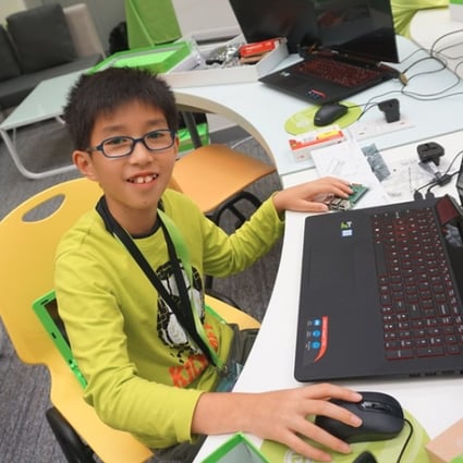 A student learns coding during a summer camp last year at the University of Hong Kong. Photo: Stuart Heaver