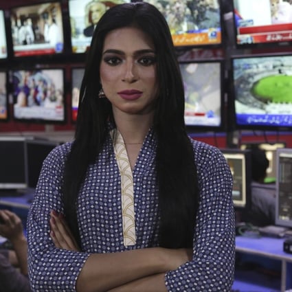 Pakistan's first transgender newsreader Marvia Malik. Photo: AP