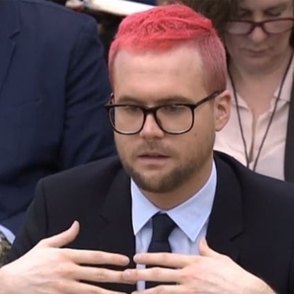 Christopher Wylie blew the whistle on Cambridge Analytica, which he help build. Photo: AFP