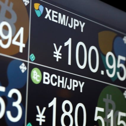 A monitor shows various cryptocurrencies' exchange rates against the Japanese Yen in Tokyo. File photo: Reuters